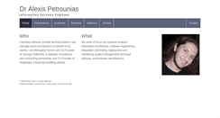 Desktop Screenshot of petrounias.org
